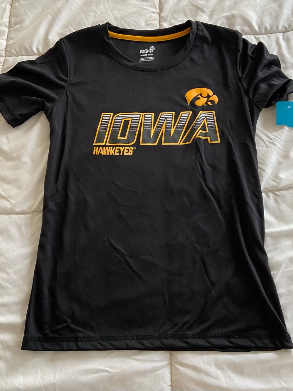Boys Iowa Hawkeyes Tigerhawk Tee 10/12